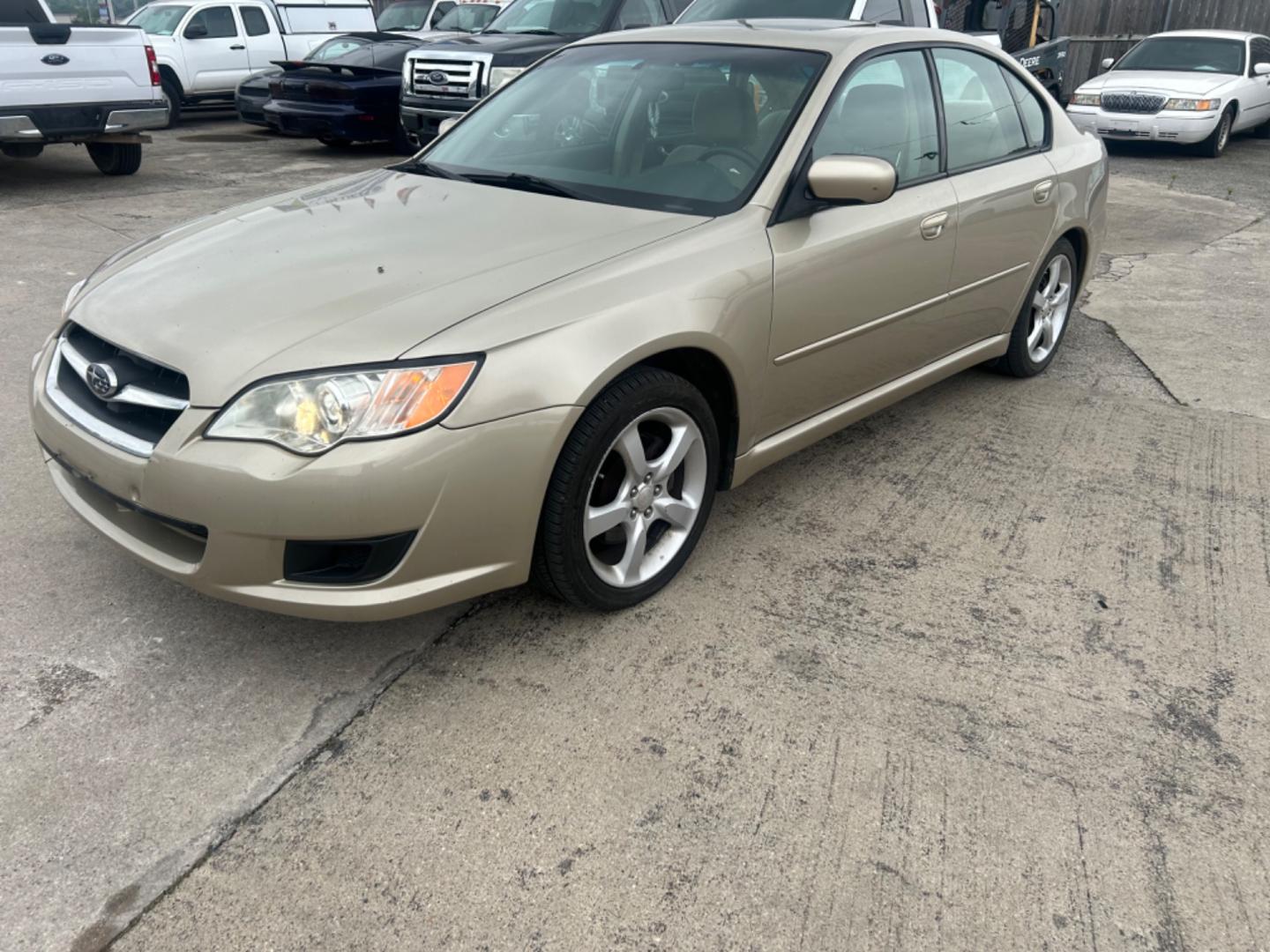 2008 Gold Subaru Legacy (4S3BL616987) , located at 1687 Business 35 S, New Braunfels, TX, 78130, (830) 625-7159, 29.655487, -98.051491 - Photo#0